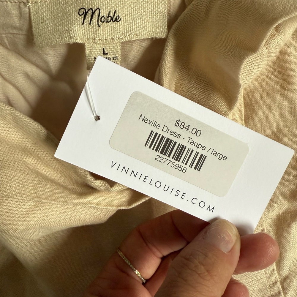 MABLE Beige Dress